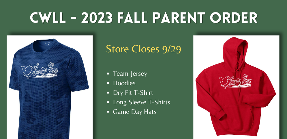 Fall Atire Order Form